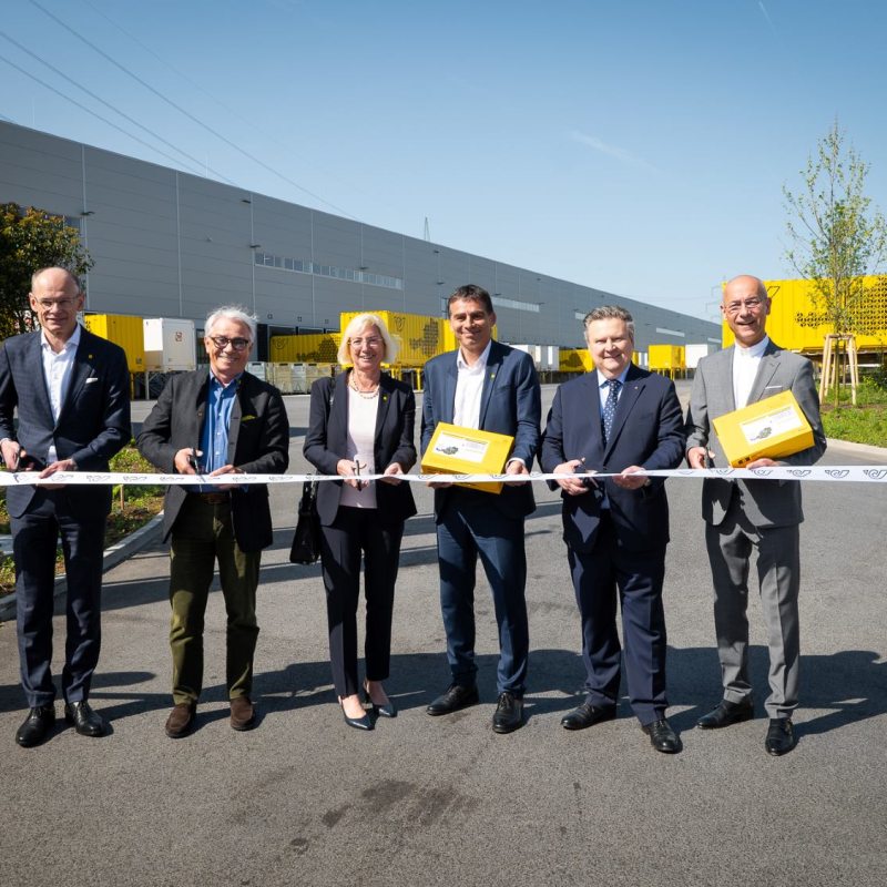 Eröffnung des Paket-Logistikzentrums der Post in Wien-Inzersdorf