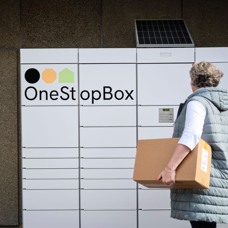 Die OneStopBox, ein anbieteroffener Paketautomat