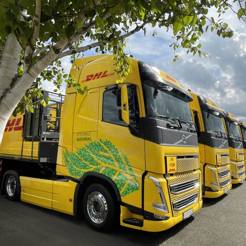 DHL Biofuel Trucks